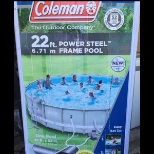 Coleman Powersteel pool 22x52